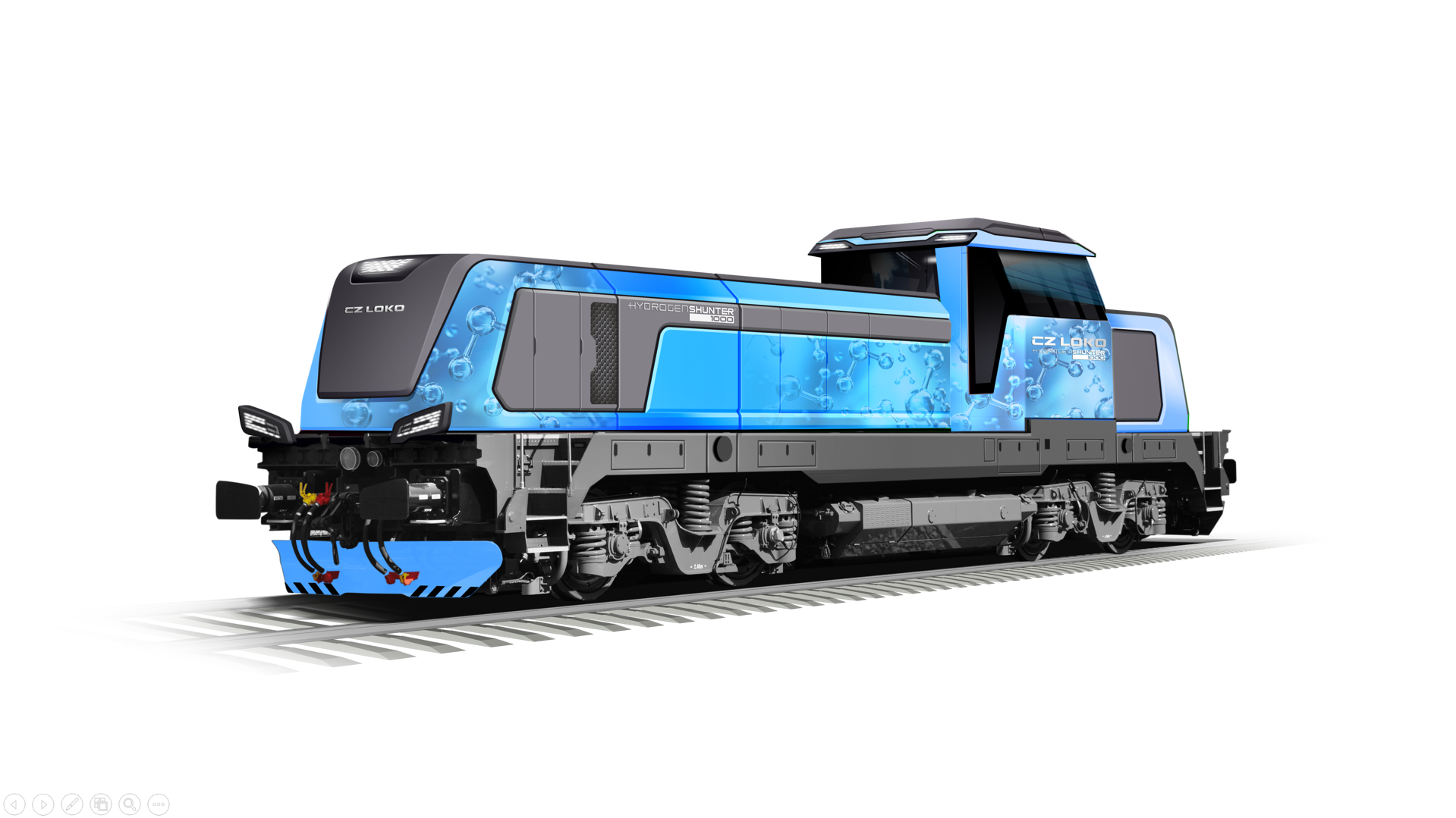 3D-модель маневрового локомотива HydrogenShunter 1000 от CZ Loko