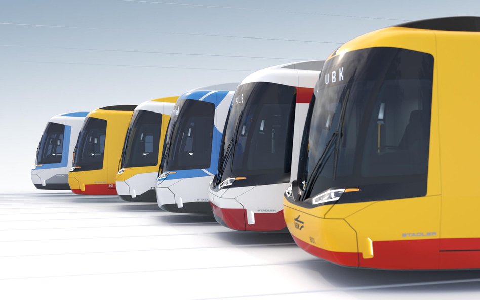Проект дизайна трамваев Citylink для немецко-австрийского консорциума VDV