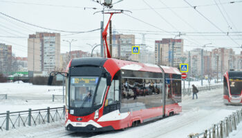 Петербург закупает трамваи: 57 машин поставит ПК ТС, идет конкурс на лизинг еще 54 единиц