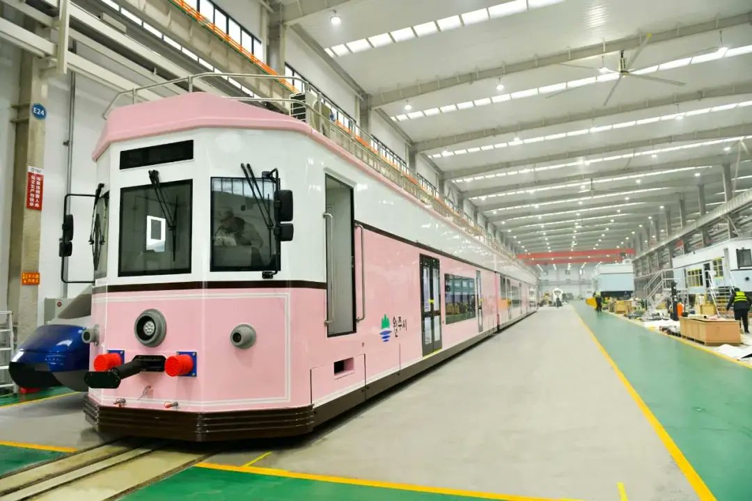 Ретро-трамвай CRRC для Южную Корея