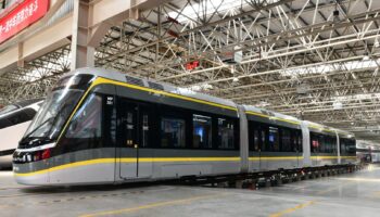 CRRC выпустила первый трамвай CT для Португалии