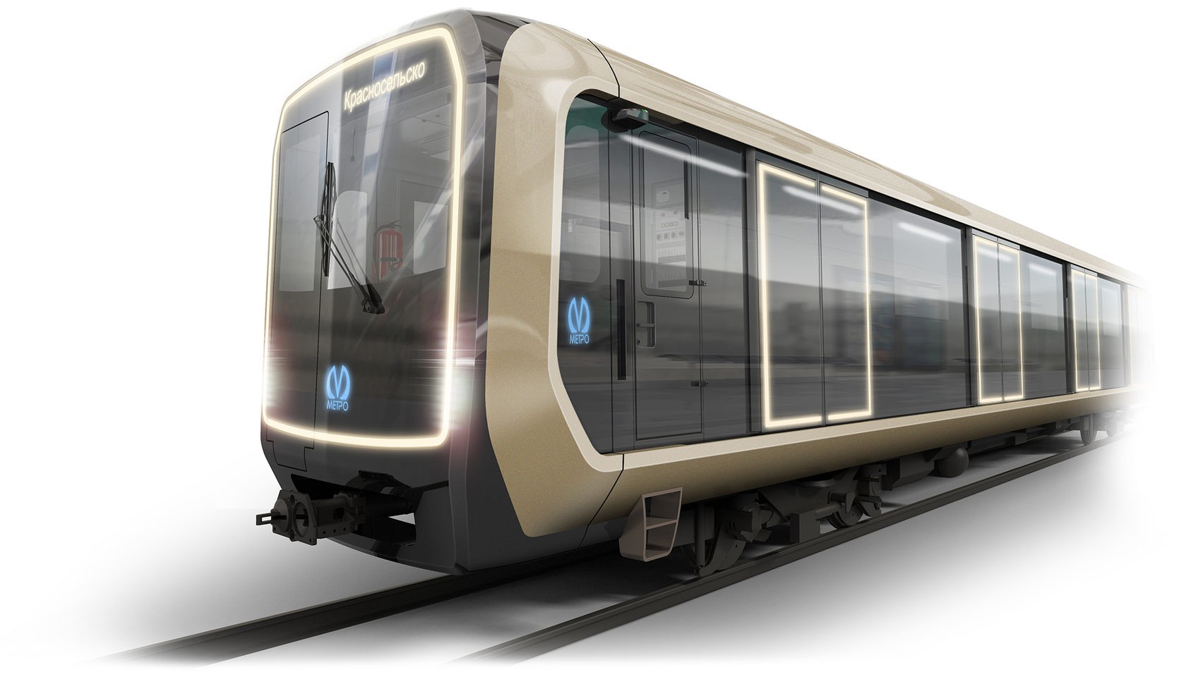 Дизайн-проект поезда метро Smart, представленный ТМХ в 2019 году