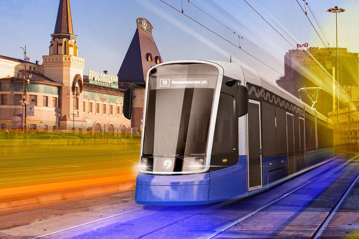 двухэтажный трамвай в москве