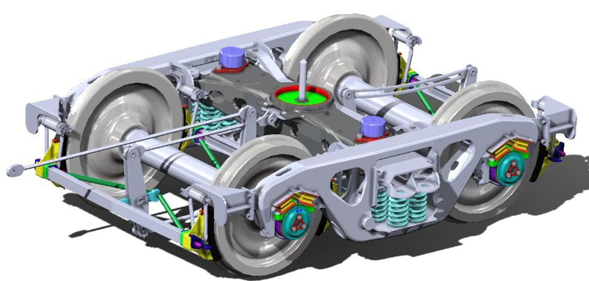 3D-модель тележки для скоростных вагонов «РМ Рейл»