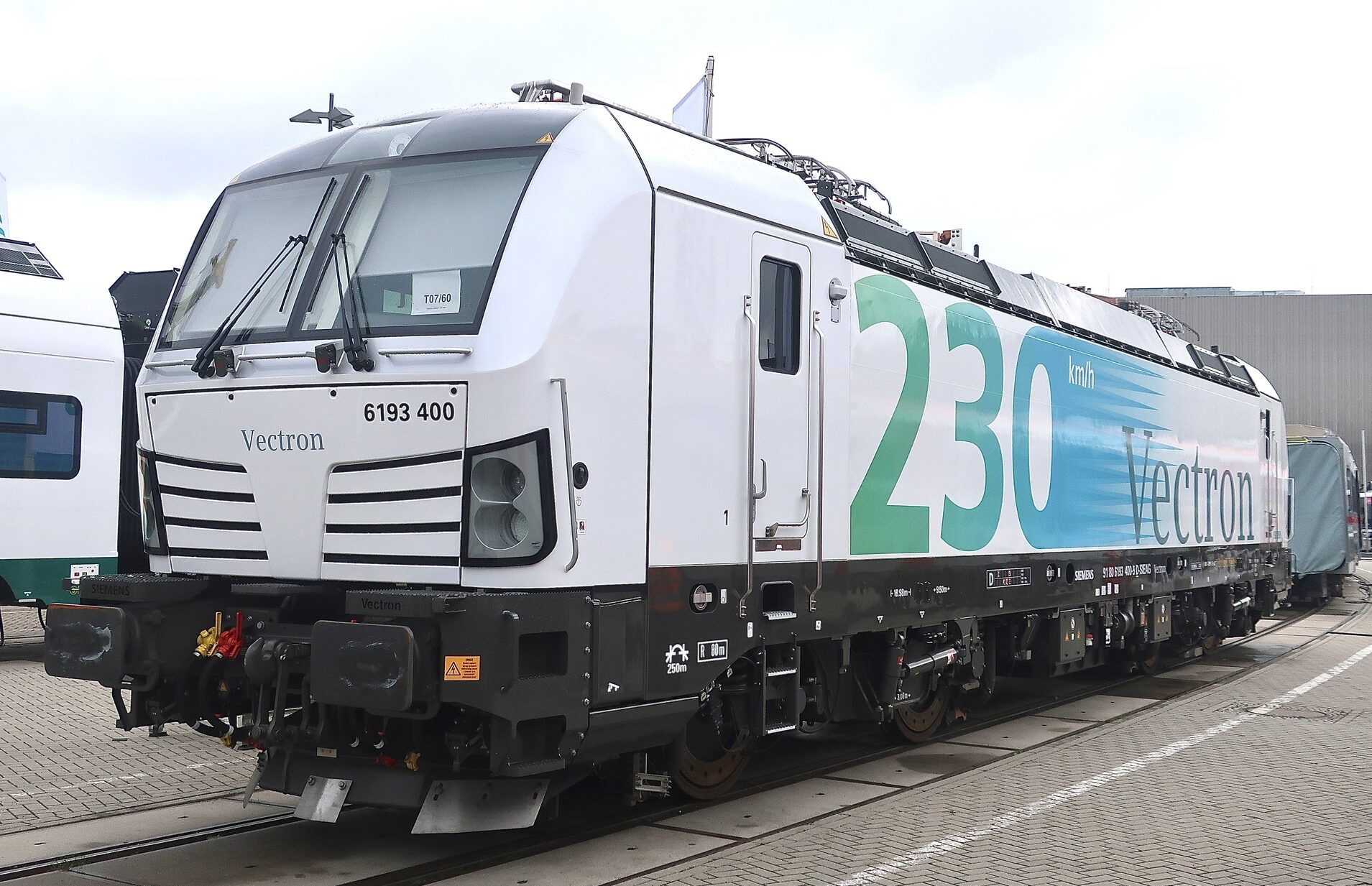 Электровоз Vectron MS, выпущенный Siemens Mobility для чешского перевозчика ČD