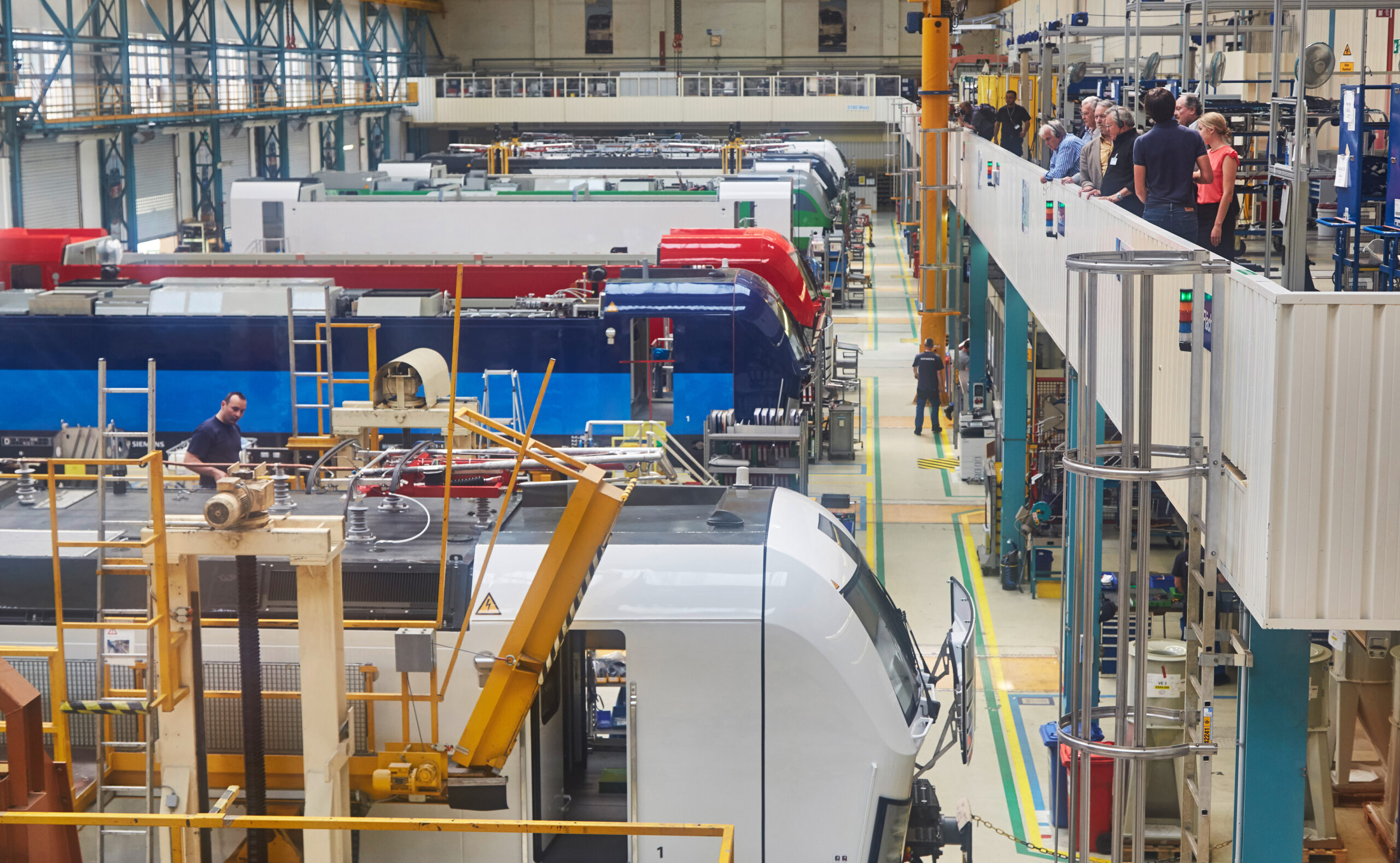 Производство локомотивов Siemens Mobility в Германии