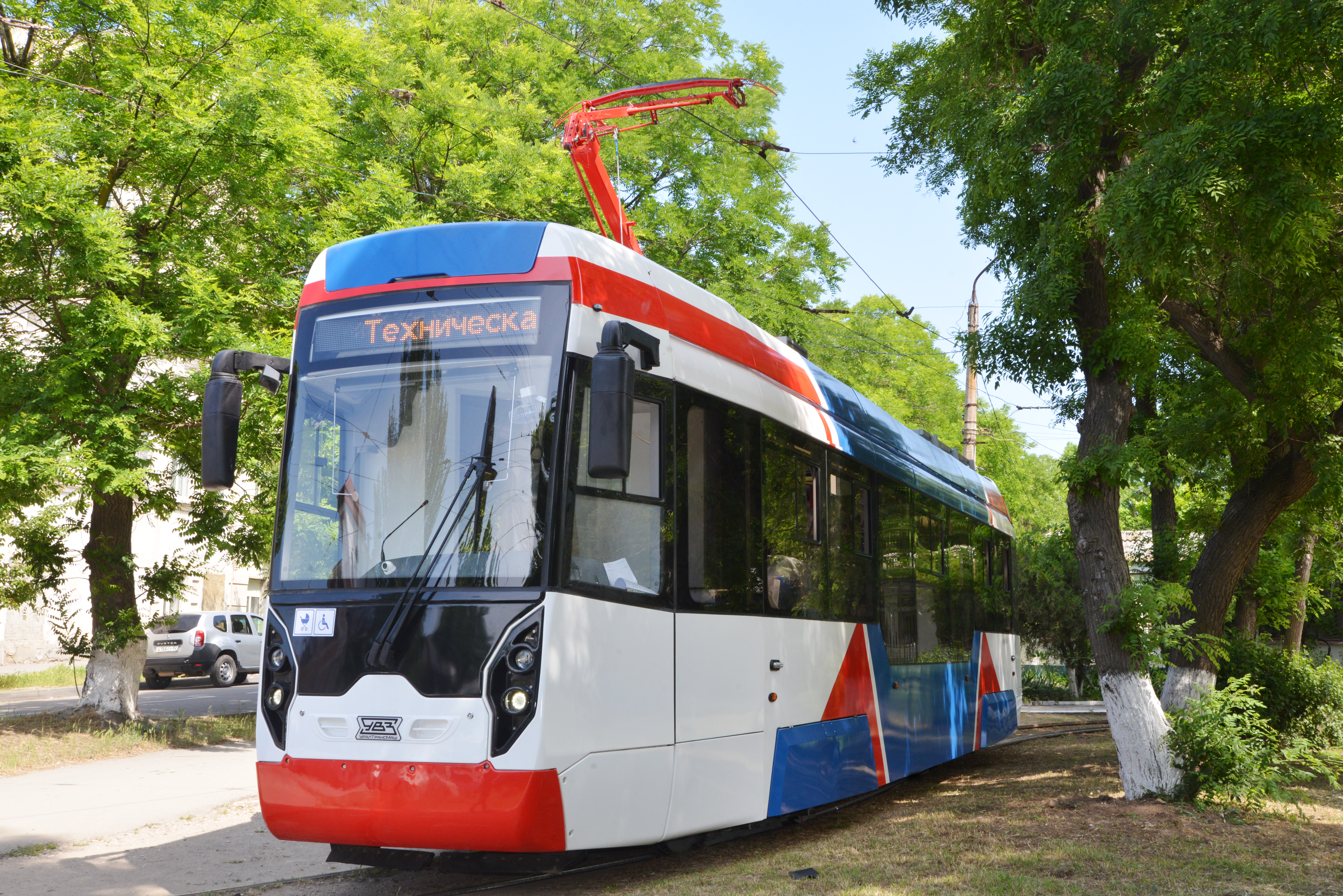 Трамвай 71-411 в Евпатории