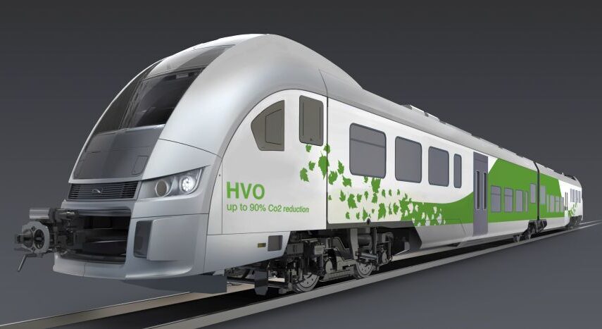 Концепт модификации платформы поездов Regio 160 с биотопливным двигателем