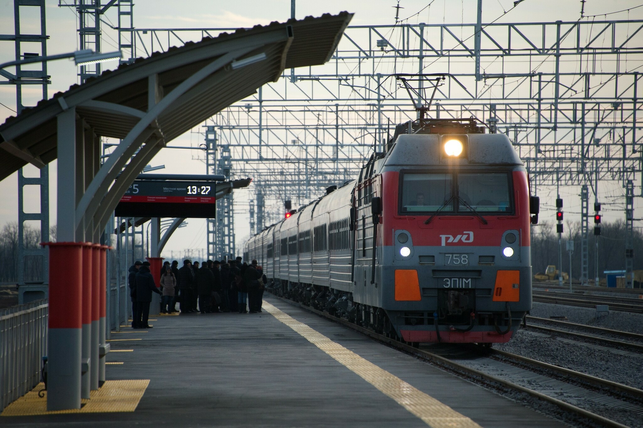 Пассажирский поезд РЖД