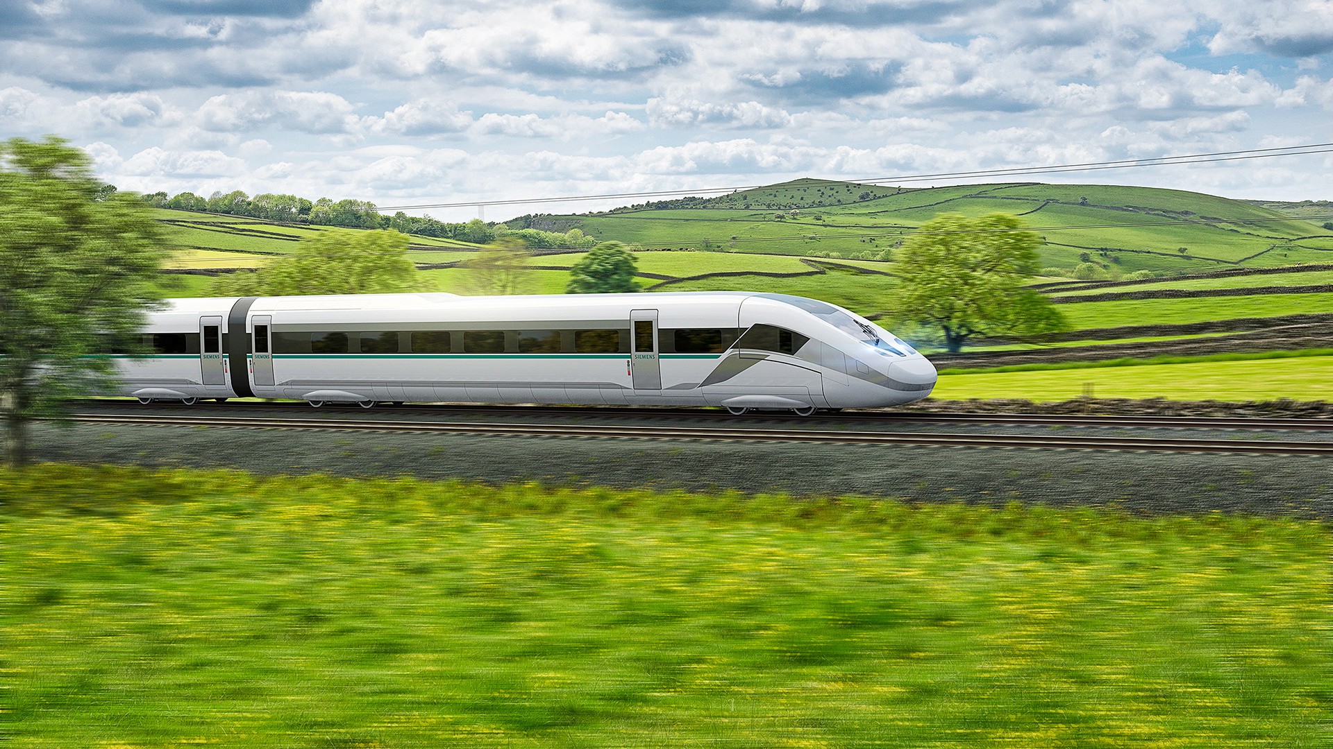 Дизайн перспективного высокосортного поезда Siemens Mobility