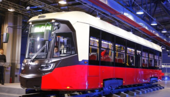 В Ворсме представили новый низкопольный трамвай «МиНиН» для Нижнего Новгорода