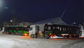УКВЗ начал поставку первых усовершенствованных трамваев модели 71-628-01 в Челябинск