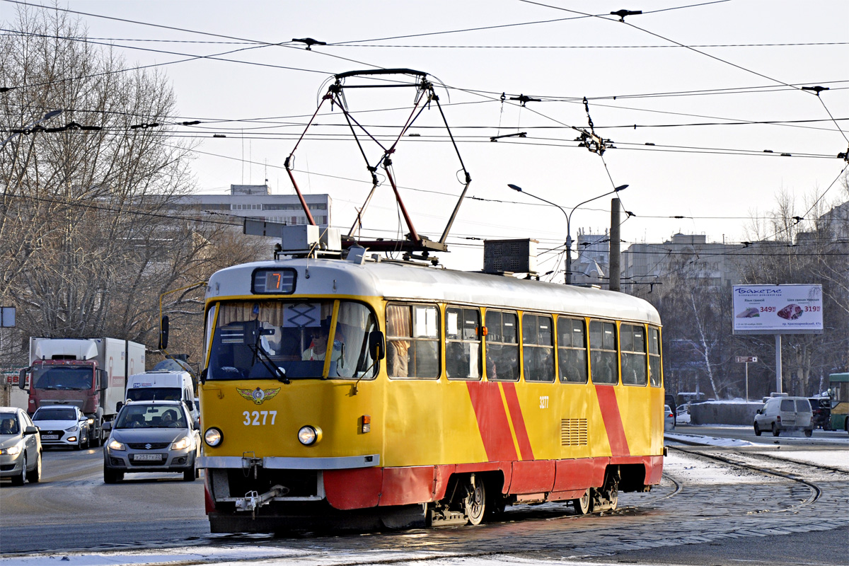 Модернизированный барнаульским «Горэлектротрансом» трамвай Tatra T3SU
