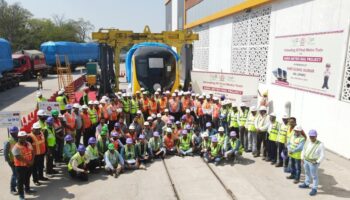 Alstom доставила в индийскую Агру первый поезд метро Movia