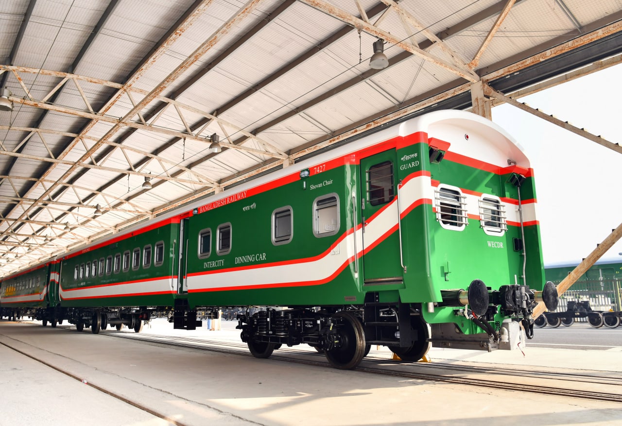 Пассажирский вагон локомотивной тяги от CRRC для Бангладеш