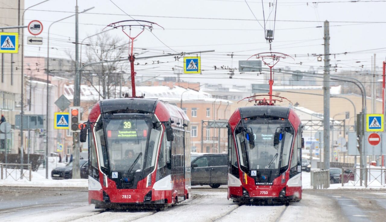 Трамваи производства «Транспортные системы» в Санкт-Петербурге