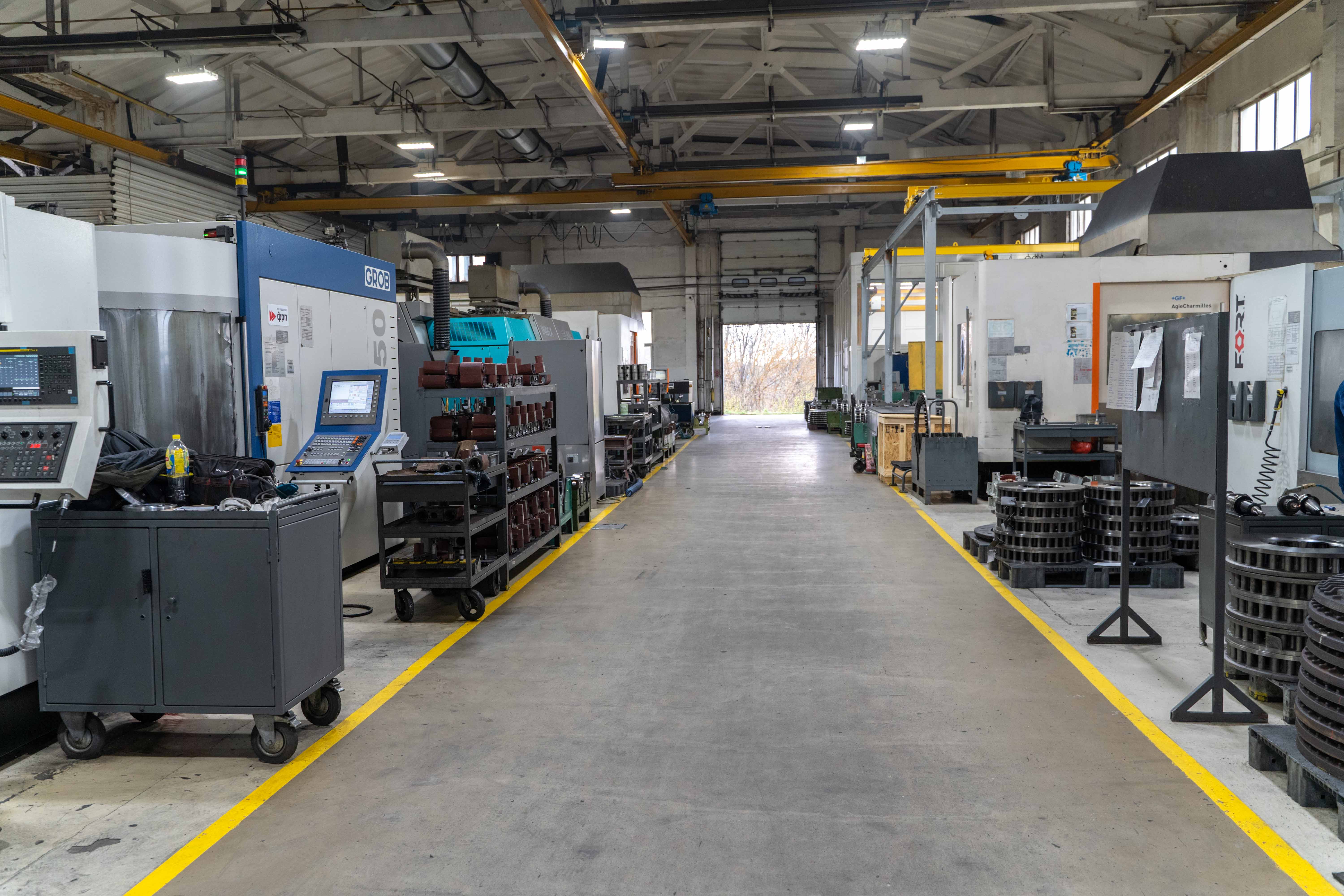 Производственная линия по выпуску систем дискового тормоза для электропоездов ЭГЭ2Тв и ЭС104 на заводе «Транспневматика»