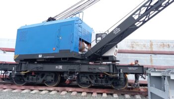 «Челябкрансервис» поставил второй железнодорожный кран ЭДК-25