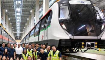 В Сингапуре запущены новые поезда Movia от Alstom