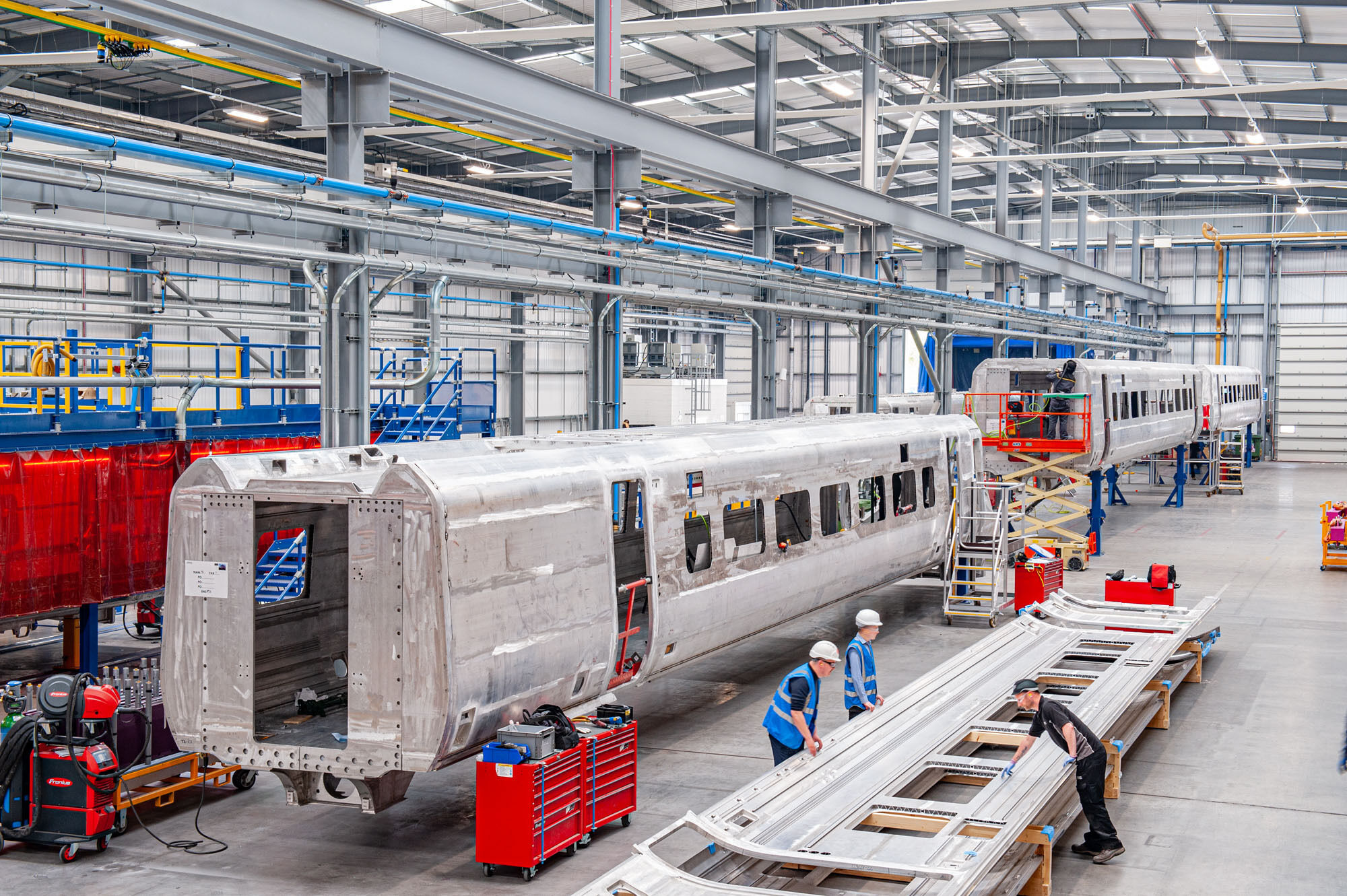 Производство подвижного состава на заводе Hitachi Rail