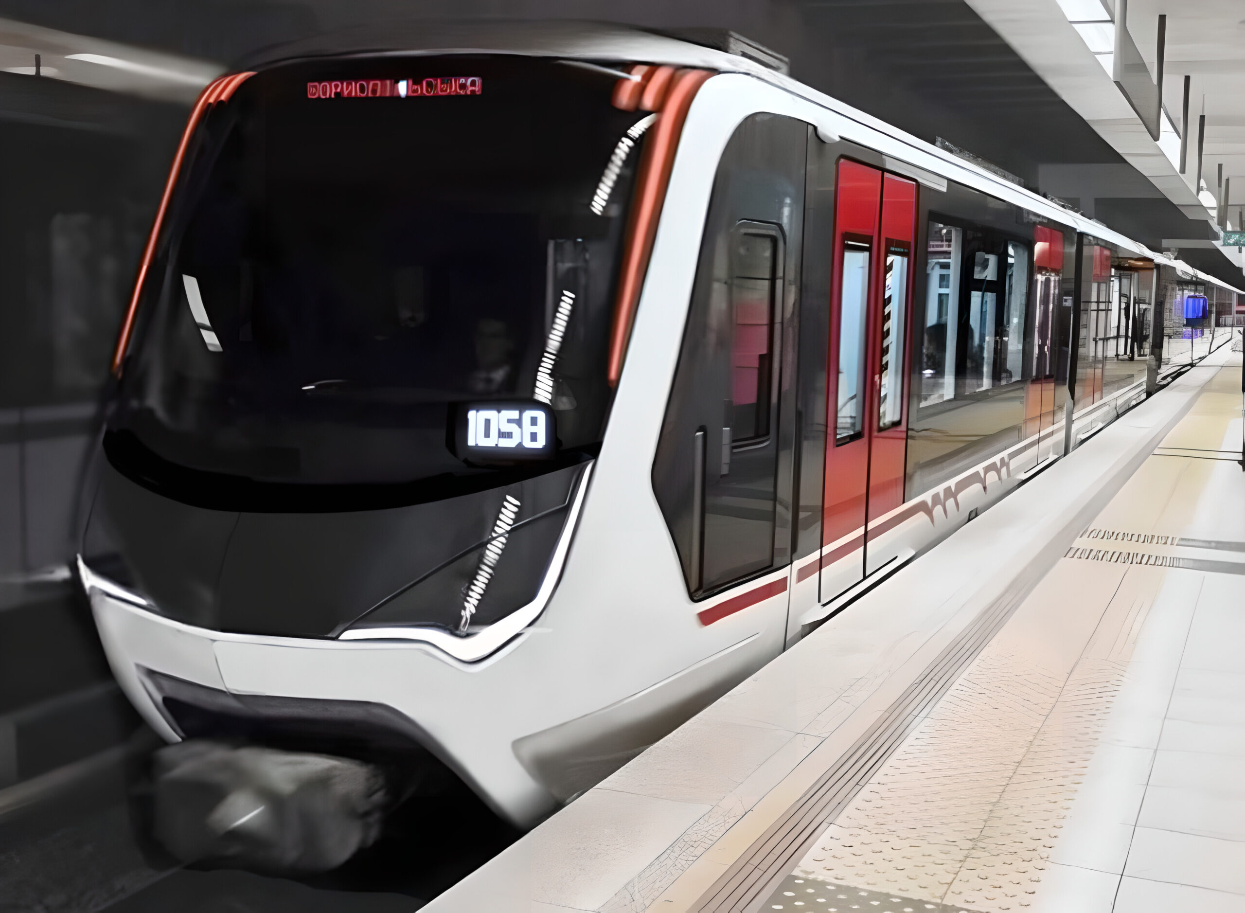 Эскиз экстерьера будущих поездов метро КВСЗ для Киева