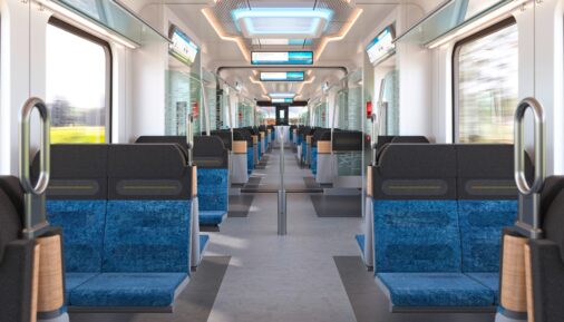 Дизайн салона будущих электропоездов Siemens Mobility для Мюнхена