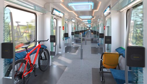Дизайн салона будущих электропоездов Siemens Mobility для Мюнхена