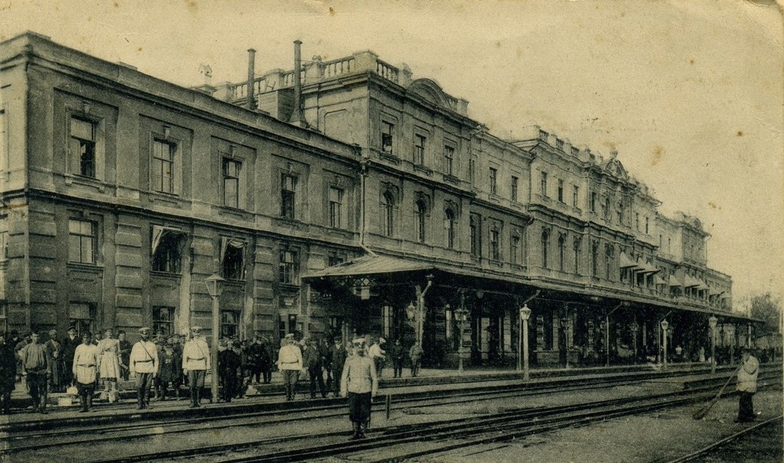 Железнодорожный вокзал в Самаре, конец XIX века