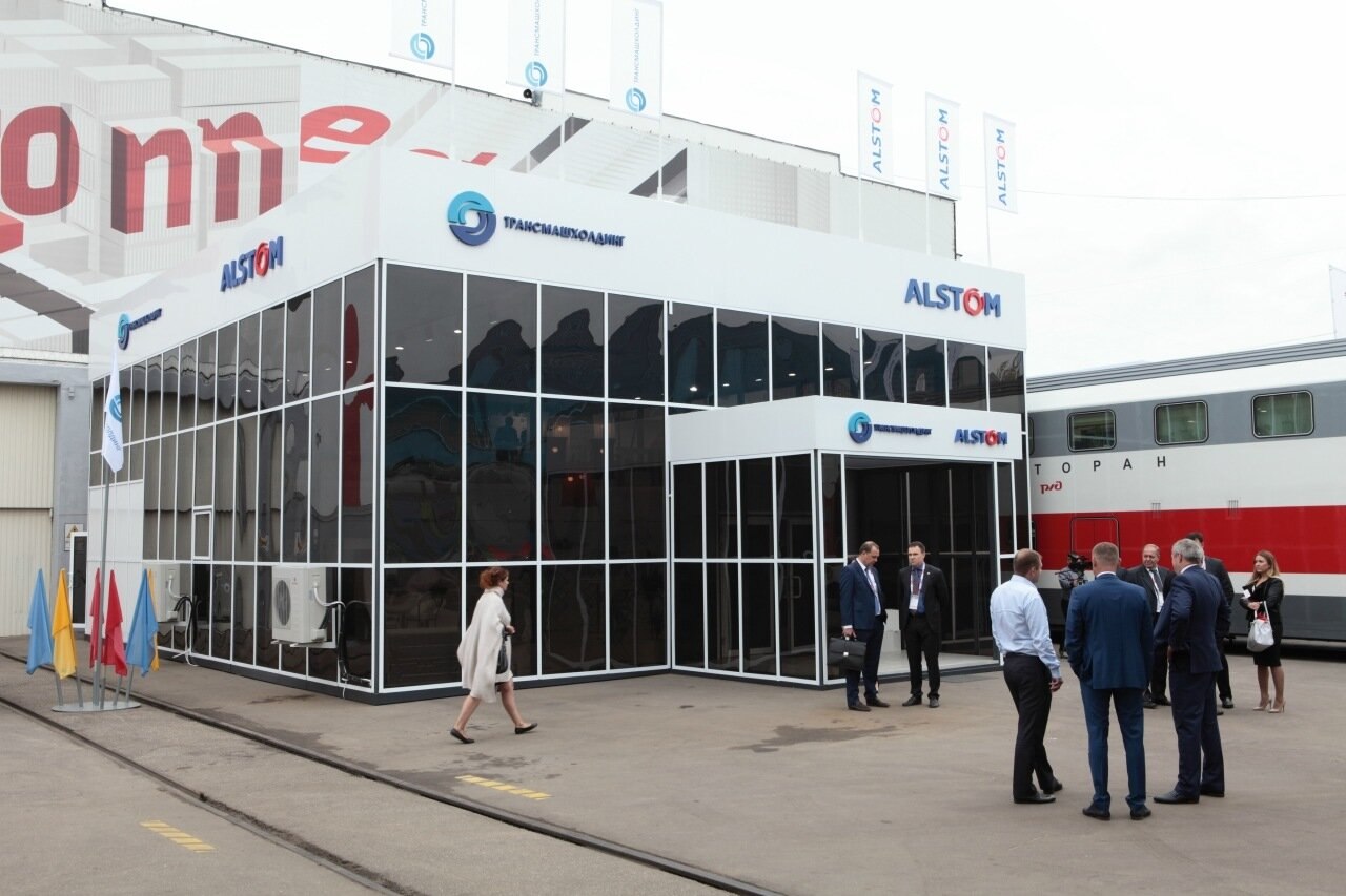 Стенд ТМХ и Alstom на выставке ЭКСПО1520 в 2017 году