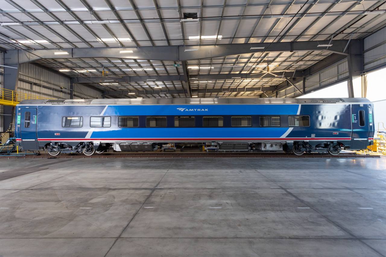 Прототип вагона нового push-pull поезда локомотивной тяги Siemens Venture