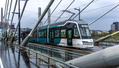 Трамвай Skoda ForCity Smart Artic X54 в Хельсинки