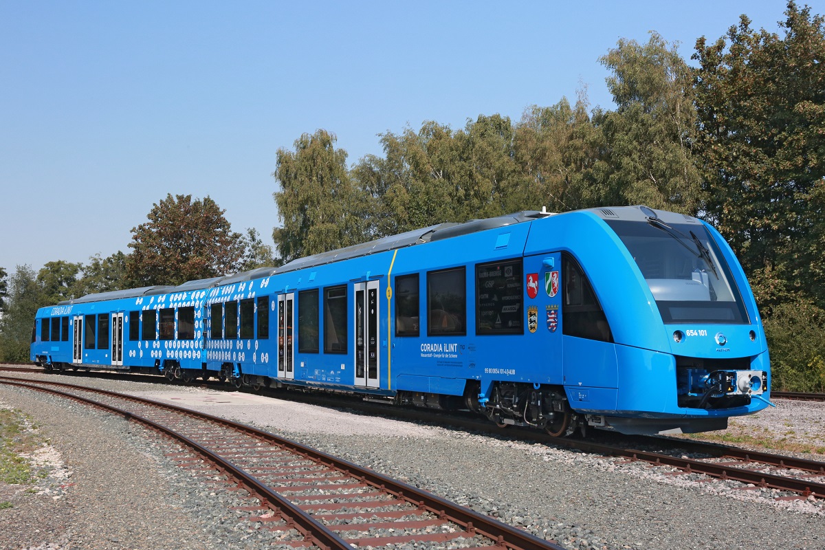 Водородный поезд Alstom Coradia iLint на испытаниях в Нидерландах