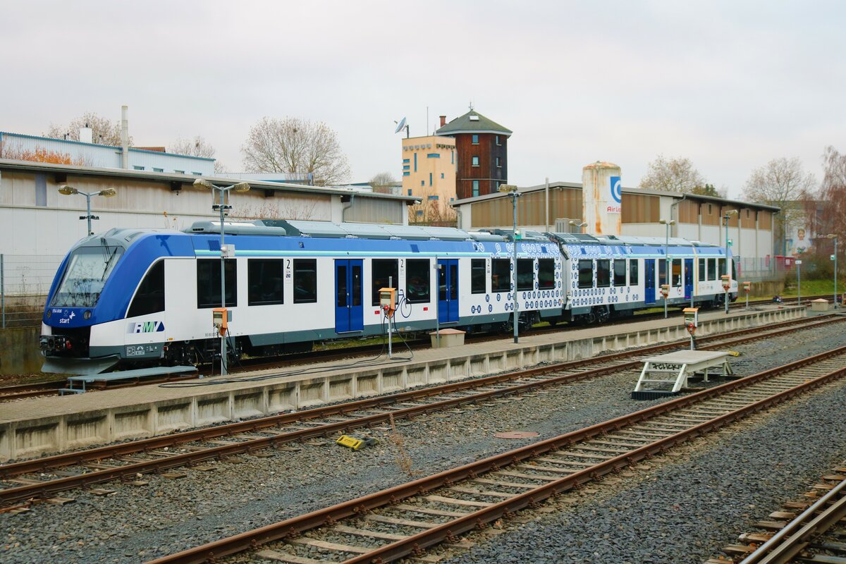 Водородный поезд Alstom Coradia iLint в парке RMV