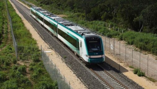 Электропоезд Alstom X’trapolis на линии Tren Maya в Мексике