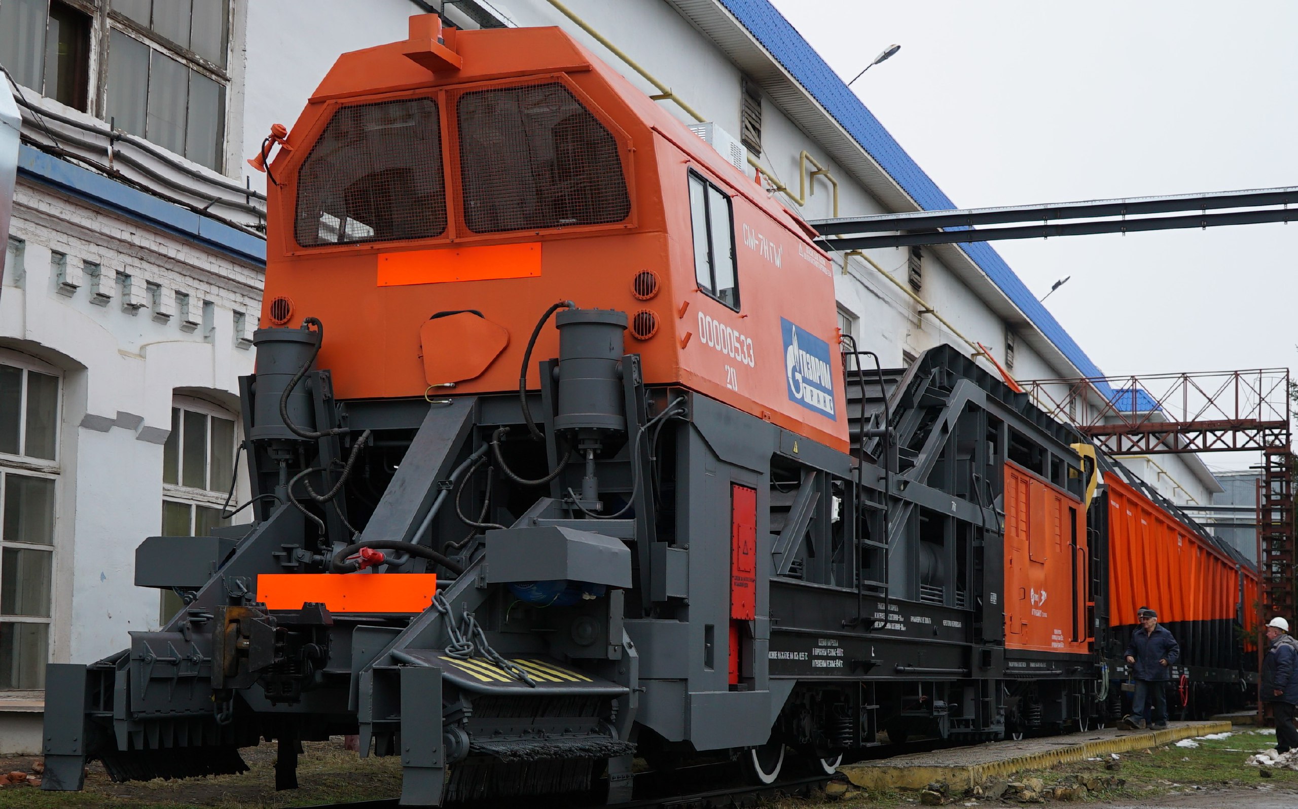 Снегоуборочный поезд СМ-7Н