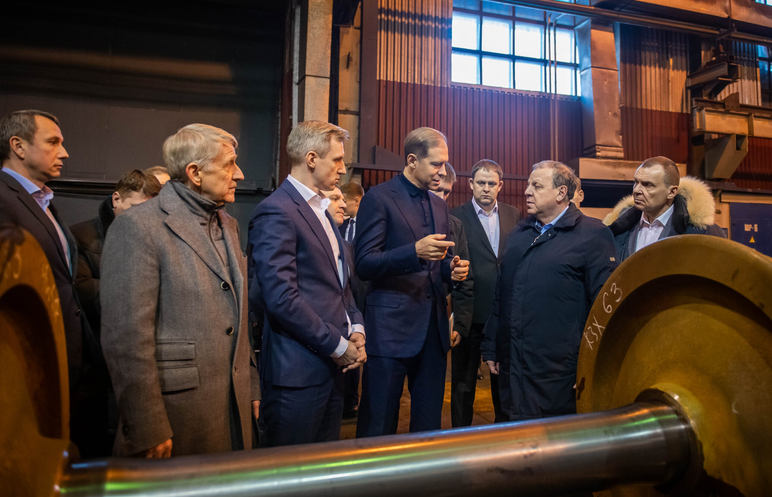 Рабочий визит главы Минпромторга Дениса Мантурова на Рославльский вагоноремонтный завод