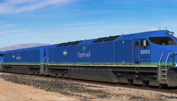 В США разрабатывают модульный магистральный локомотив на биометане