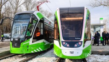 В Курске запущена линия с трамваями модели 71-911 «Львенок» от ПК ТС
