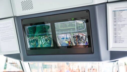 Система видеонаблюдения в трамвае модели 71-911 «Львенок» для Курска