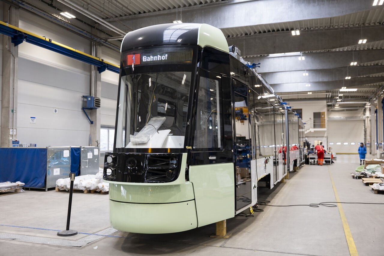 Трамвай Skoda ForCity Plus для Франкфурта-на-Одере