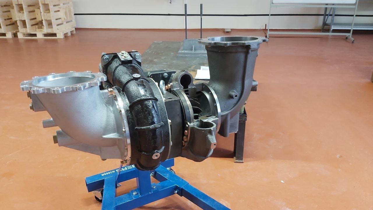 Турбокомпрессор ТКР-201 для тепловозных дизелей производства СКБ «Турбина»
