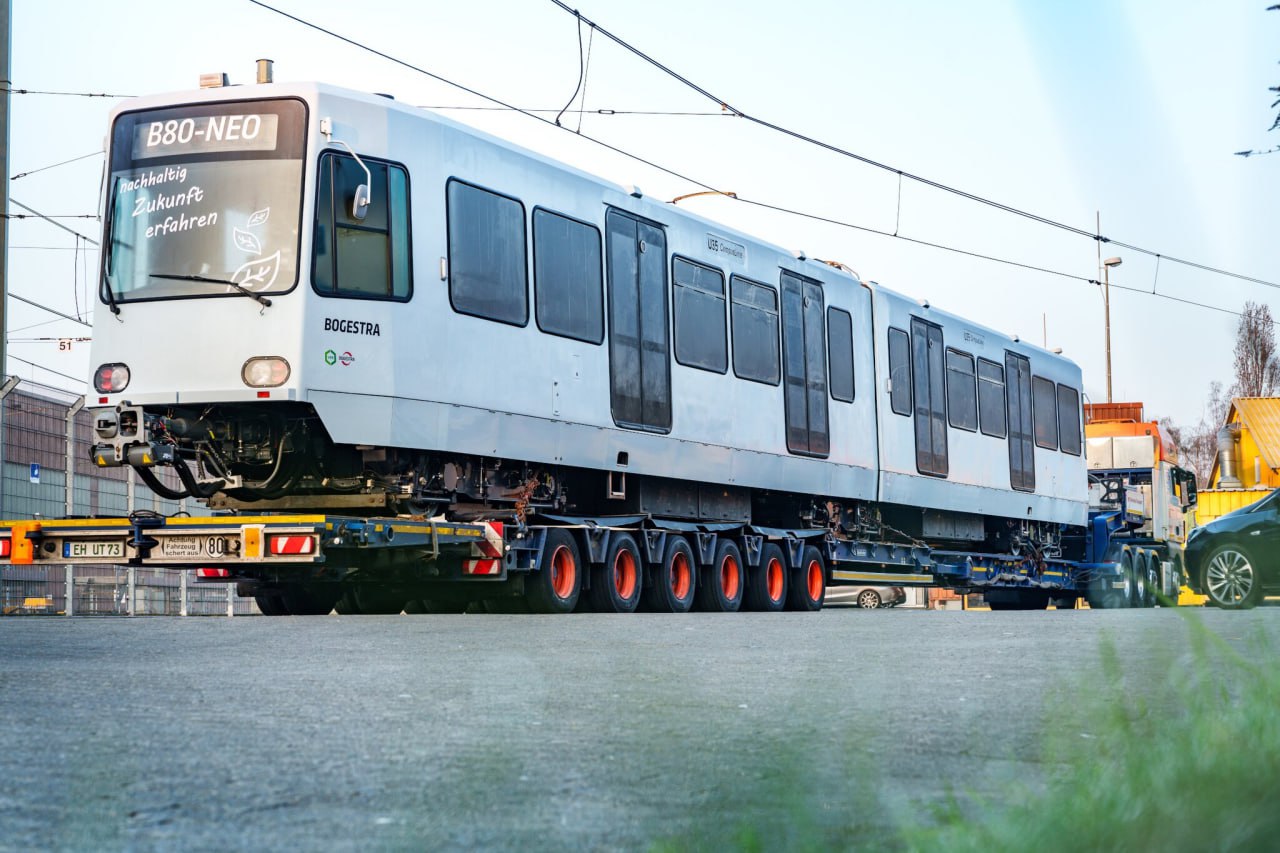 Трамвай модели B80-Neo после модернизации