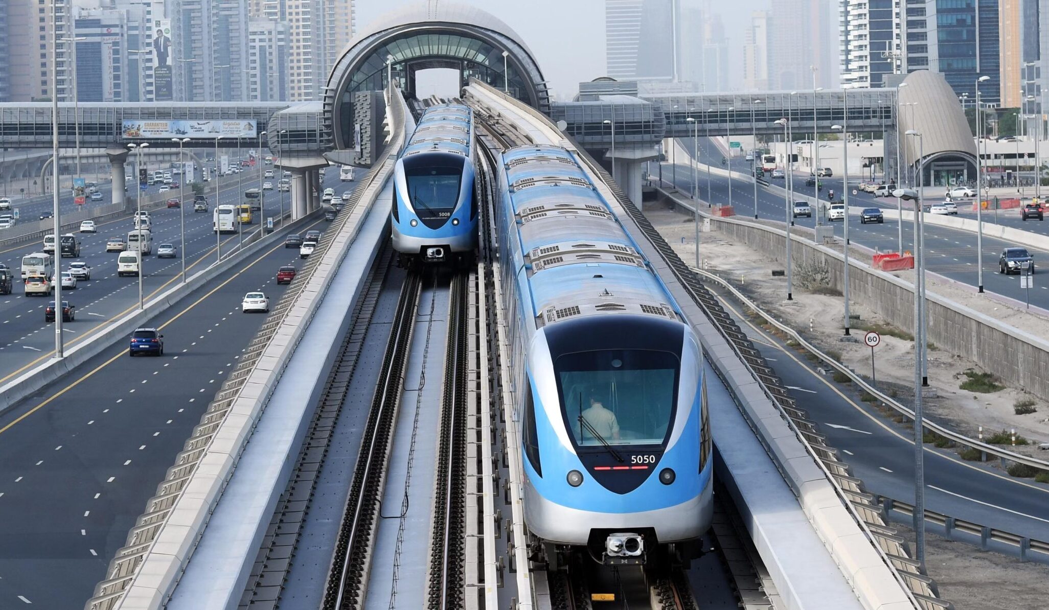 Беспилотные поезда метро Alstom Metropolis в Дубае