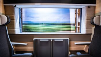 Deutsche Bahn представила макет двухместного купе для высокоскоростных поездов